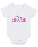 My First Diwali Personalised Baby Boy Girl Unisex Short Sleeve Bodysuit