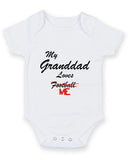 My Granddad Loves Me Personalised Baby Boy Girl Unisex Short Sleeve Bodysuit