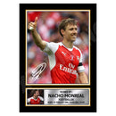 NACHO MONREAL 2 Limited Edition Football Player Signed Print - Football