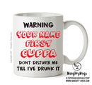 Name's First Cuppa - Personalised Adult Mug