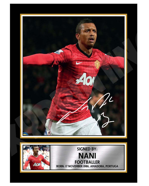 NANI (1) Football Player Printed Signature Print