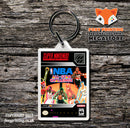 NBA All-Star Challenge Game Inspired Retro Gaming Keyring
