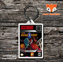 NBA Hangtime Game Inspired Retro Gaming Keyring