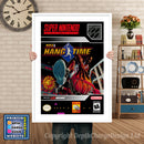 NBA Hangtime Super Nintendo GAME INSPIRED THEME Retro Gaming Poster A4 A3 A2 Or A1