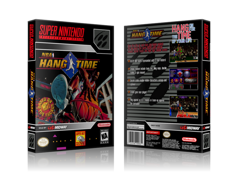 NBA Hangtime Replacement SNES REPLACEMENT Game Case Or Cover