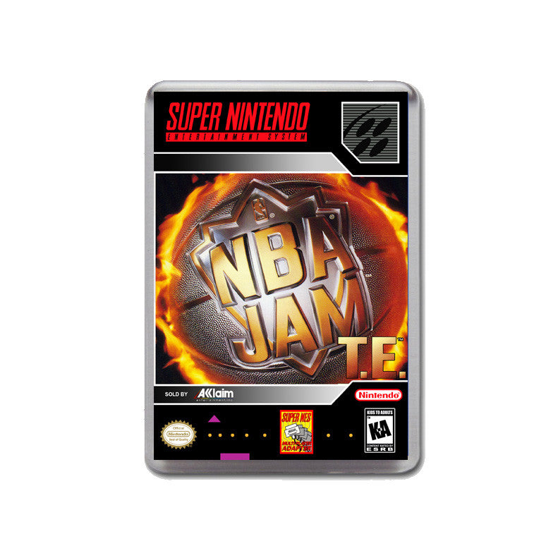 Nba Jam Tournament Edition - SNES GAME inspired Retro Gaming Magnet