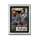 NEGAN AND GROUP THE WALKING DEAD SEASON 6 CAST 2 Limited Edition Walking Dead Signed Print