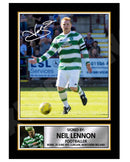 NEIL LENNON 2 Limited Edition Football Player Signed Print - Football