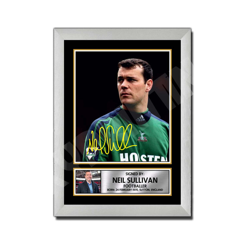 NEIL SULLIVAN Limited Edition Football Player Signed Print - Football