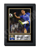 NEMANJA MATIC 2 Limited Edition Football Player Signed Print - Football