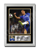 NEMANJA MATIC 2 Limited Edition Football Player Signed Print - Football