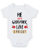 Me and My Godfather Love NEWPORT COUNTY Personalised FOOTBALL TEAM Baby Grow
