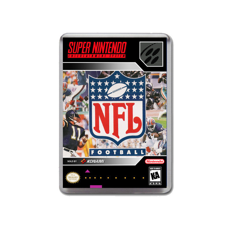 Nfl Football - SNES GAME inspired Retro Gaming Magnet