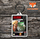 NFL Quarterback Club Game Inspired Retro Gaming Keyring