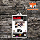 NHL 94 Game Inspired Retro Gaming Keyring