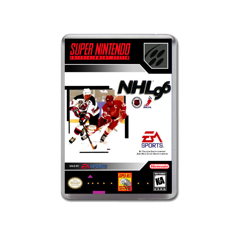 Nhl 96 - SNES GAME inspired Retro Gaming Magnet