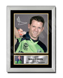 NIALL O_BRIEN 2 Limited Edition Cricketer Signed Print - Cricket Player