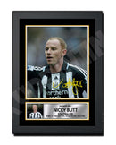 NICKY BUTT 2 Limited Edition Football Player Signed Print - Football