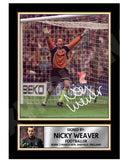 NICKY WEAVER 2 Limited Edition Football Player Signed Print - Football