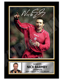 NICK BARMBY 2 Limited Edition Football Player Signed Print - Football