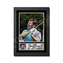NICK FALDO Limited Edition Golfer Signed Print - Golf
