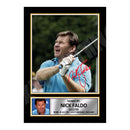 NICK FALDO Limited Edition Golfer Signed Print - Golf