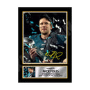 NICK FOLES (1) Limited Edition Football Signed Print - American Footballer