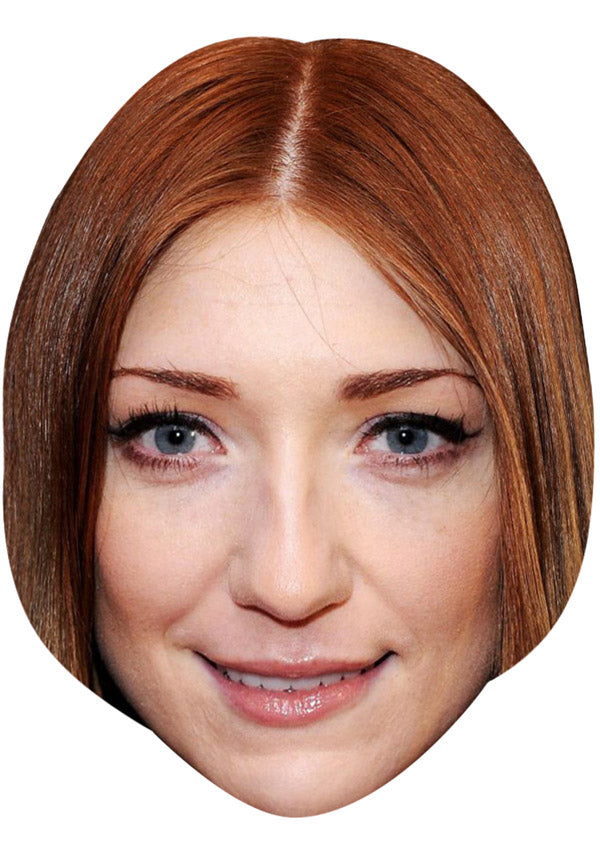 NICOLA ROBERTS JB - Music Star Fancy Dress Cardboard Celebrity Party Face Mask