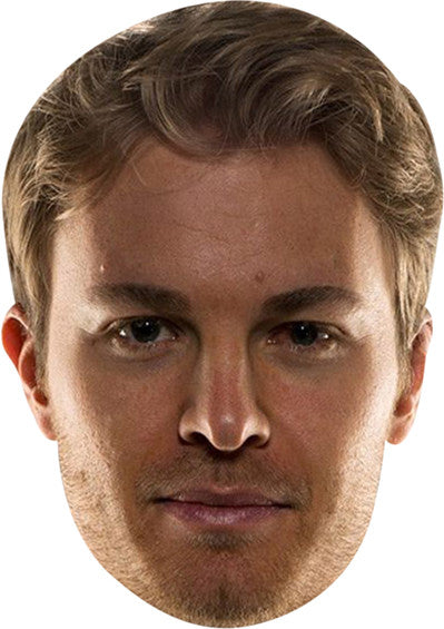 NICO ROSBERG Celebrity Face Mask Fancy Dress Cardboard Costume Mask