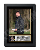 NIGEL CLOUGH 1 Limited Edition Football Player Signed Print - Football