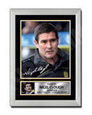 NIGEL CLOUGH 2 Limited Edition Football Player Signed Print - Football