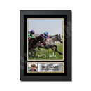 NIGEL HAWKE 2 Limited Edition Horse Racer Signed Print - Horse Racing