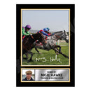 NIGEL HAWKE 2 Limited Edition Horse Racer Signed Print - Horse Racing