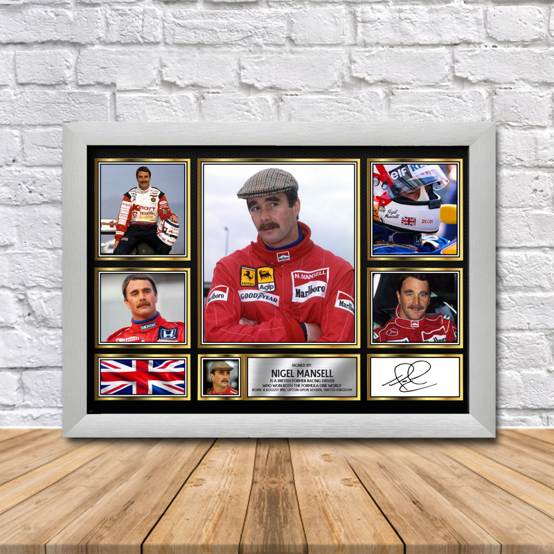 Nigel Mansell Limited Edition Signed Print 2