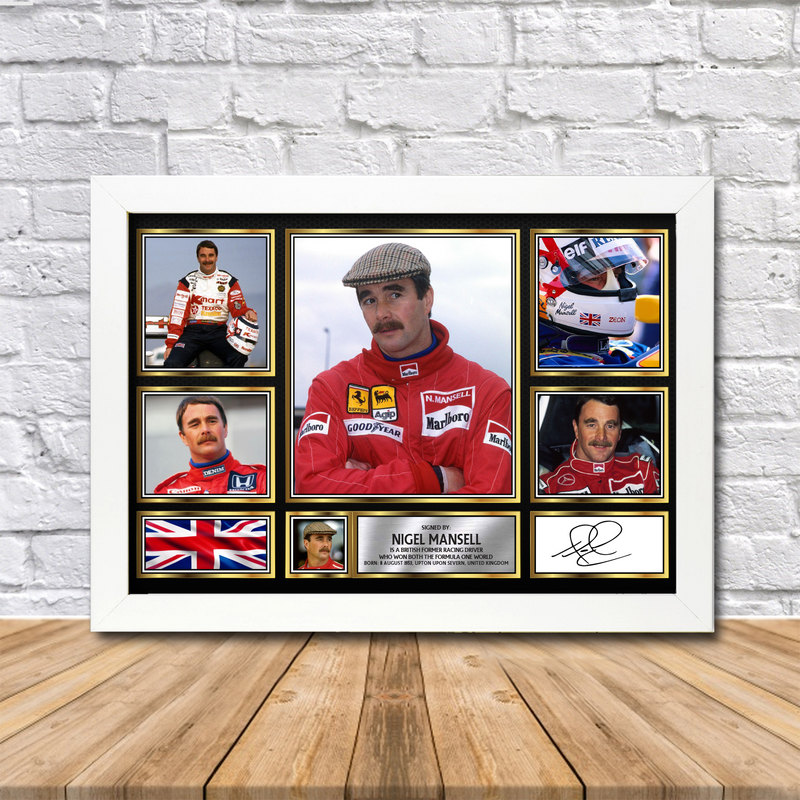 Nigel Mansell Limited Edition Signed Print 2