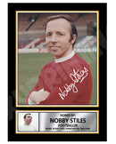 NOBBY STILES 2 Limited Edition Football Player Signed Print - Football