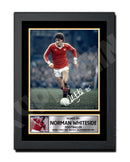 NORMAN WHITESIDE 2 Limited Edition Football Player Signed Print - Football