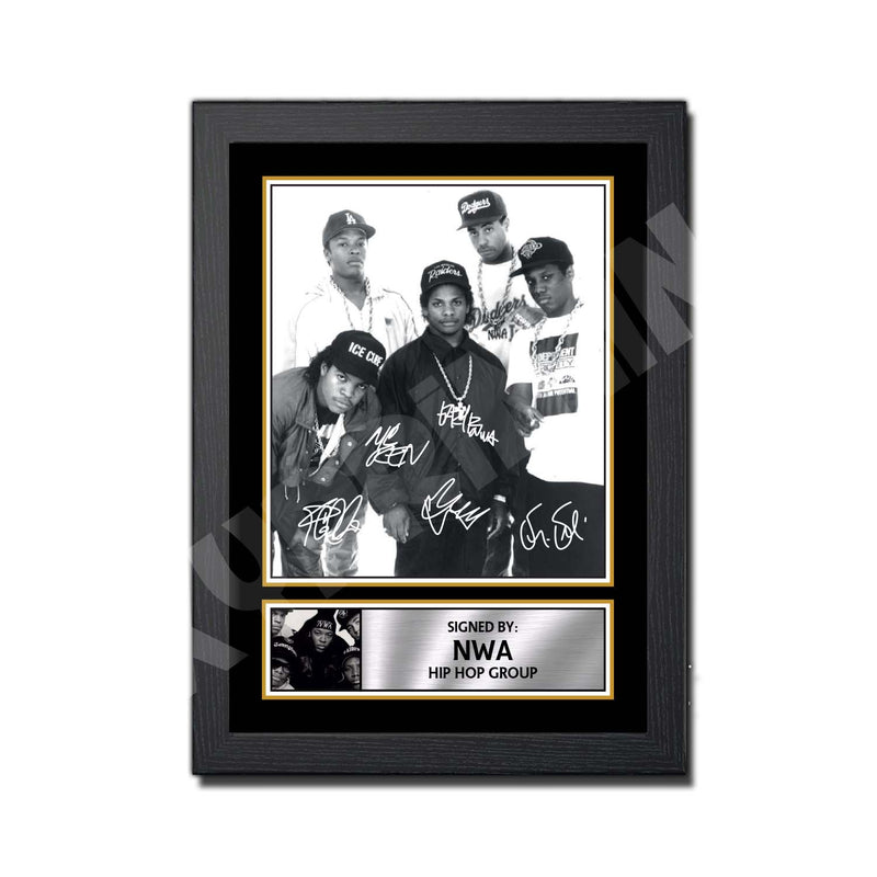 NWA FULLY SIGNED (1) Limited Edition Music Signed Print