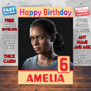 Personalised Nadine Ross Uncharted The Lost Legacy Inspired Style Game Kids Inspired Birthday Card (SA)