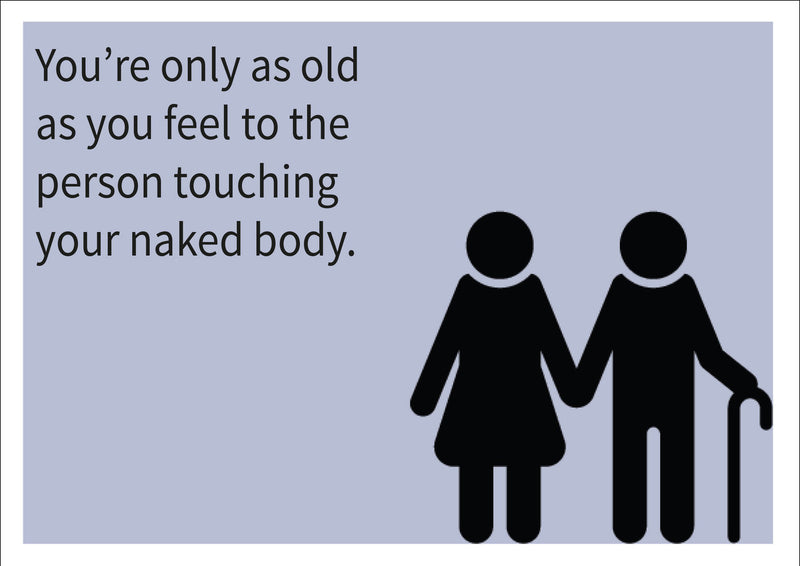 Naked Touch INSPIRED Adult Personalised Birthday Card Birthday Card