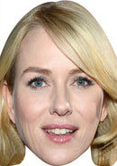 Naomi Watts MH -2- 2017 Celebrity Face Mask Fancy Dress Cardboard Costume Mask