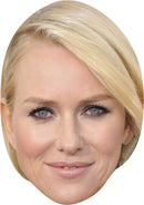 Naomi Watts MH -3- 2017 Celebrity Face Mask Fancy Dress Cardboard Costume Mask