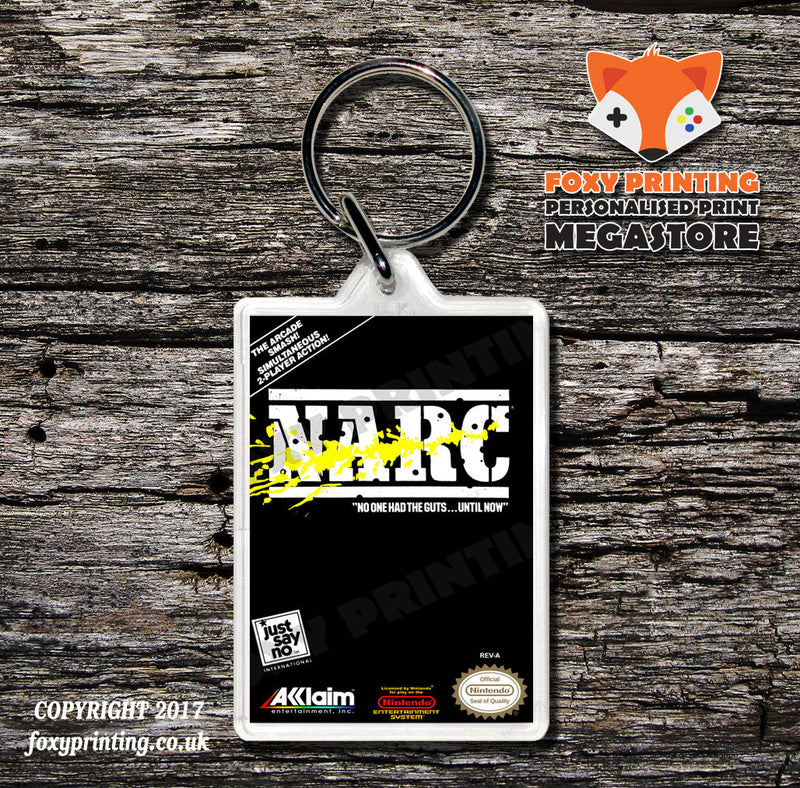 Mystery Quest Retro NES Game Cover Art Gaming Keyring