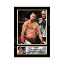 Nate Diaz 2 Limited Edition MMA Wrestler Signed Print - MMA Wrestling