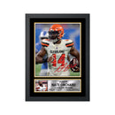 Nate Orchard Limited Edition Football Signed Print - American Footballer