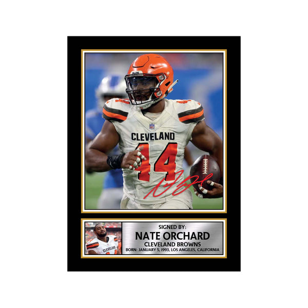 Nate Orchard American Football Printed Signature Print