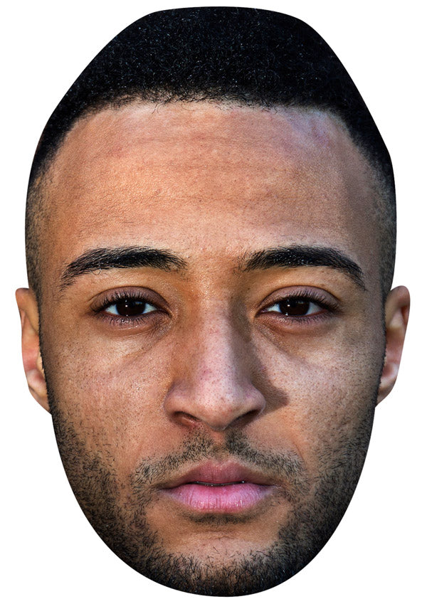 NATHAN REDMOND JB - Footballer Fancy Dress Cardboard Celebrity Party Face Mask