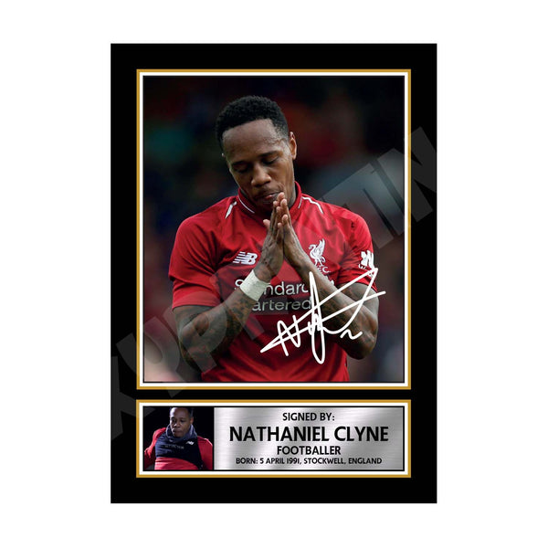 Nathaniel Clyne 2 Football Player Printed Signature Print