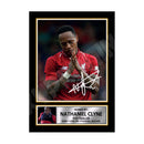 Nathaniel Clyne 2 Limited Edition Football Player Signed Print - Football
