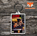 Natsume Championship Wrestling Game Inspired Retro Gaming Keyring